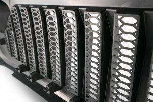 Jeep Gladiator Grill - DV8 Offroad - Angry - Black - 2020+
