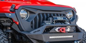 Jeep Gladiator Grill - DV8 Offroad - Angry - Black - 2020+