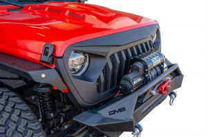Jeep Gladiator Grill - DV8 Offroad - Angry - Black - 2020+