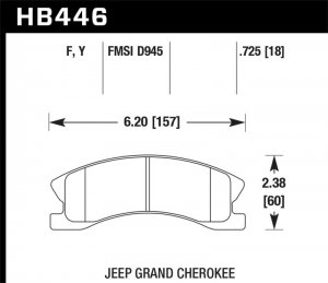 Jeep Grand Cherokee - HAWK LTS Brake Pads