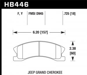 Jeep Grand Cherokee - HAWK LTS Brake Pads