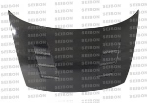 Honda Civic Hood - Seibon - TS Style - Carbon Fiber - `06-`10