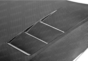 Honda Civic Hood - Seibon - TS-Style - Carbon Fiber - `12-`13