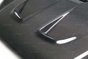 Honda Civic Hood - Seibon - MR-Style - Carbon Fiber - `16-`20