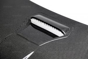 Honda Civic Hood - Seibon - MR-Style - Carbon Fiber - `16-`20