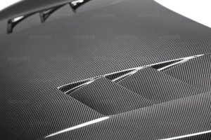 Honda Civic Hood - Seibon - TS-Style - Carbon Fiber - `16-`20