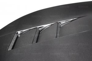 Honda Civic Hood - Seibon - TS-Style - Carbon Fiber - `16-`20