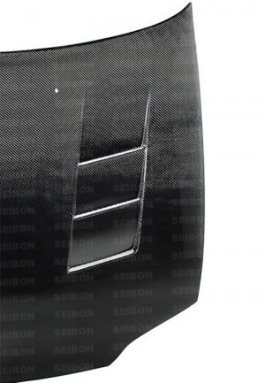 Honda Civic Hood - Seibon - TS-Style - Carbon Fiber - `92-`95
