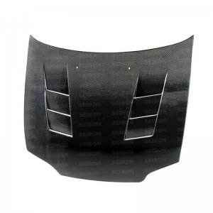Honda Civic Hood - Seibon - TS-Style - Carbon Fiber - `92-`95