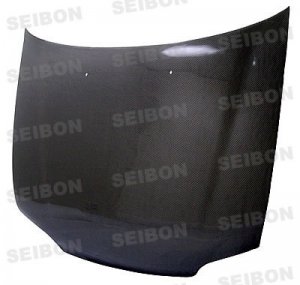 Honda Civic Hood - Seibon - OEM-style - Carbon Fiber - `92-`95