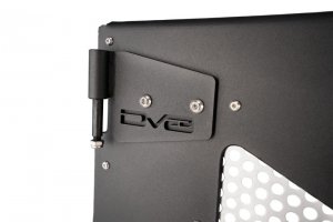 Jeep Wrangler JL Half Doors w/ Perforated Aluminum Screens - Aluminum - Rear