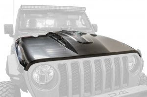 Jeep Gladiator Hood - DV8 Offroad - Heat Dispersion - Matte Black - 2020