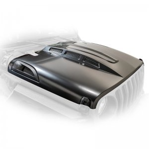 Jeep Gladiator Hood - DV8 Offroad - Heat Dispersion - Matte Black - 2020