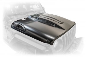 Jeep Gladiator Hood - DV8 Offroad - Heat Dispersion - Matte Black - 2020