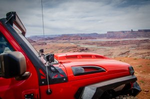 Jeep Gladiator Hood - DV8 Offroad - Heat Dispersion - Matte Black - 2020
