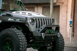 Jeep Gladiator Hood - DV8 Offroad - Heat Dispersion - Matte Black - 2020