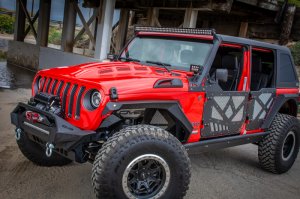 Jeep Gladiator Hood - DV8 Offroad - Heat Dispersion - Matte Black - 2020