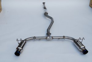 Honda Civic Performance Exhaust - Invidia - N1 Cat Back - Burnt TI Tips - 1.5T - 2022+