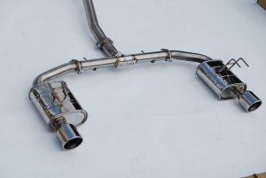 Honda Civic Performance Exhaust - Invidia - Q300 - Stainless Tips - 1.5T - 2022+