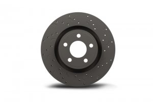 Jeep Gladiator Brake Rotors (2) - Front - Hawk Performance - Drilled And Slotted, Talon - 2020+