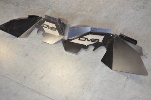 Jeep Wrangler JK Inner Fender Liners - Front - DV8 Offroad - Black - `07-`18