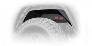 Jeep Gladiator Inner Fender Liners - Rear - DV8 Offroad - INFEND-04RB - Black - 2019+