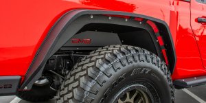 Jeep Gladiator Inner Fender Liners - Rear - DV8 Offroad - INFEND-04RB - Black - 2019+