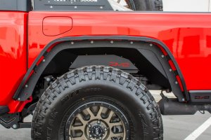 Jeep Gladiator Inner Fender Liners - Rear - DV8 Offroad - INFEND-04RB - Black - 2019+