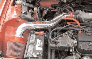 Honda Civic Performance Air Intake - Injen - IS Short Ram Cold Air Intake System, SuperNano-Web Dry Filter - Black - L4-1.6L - `88-`91