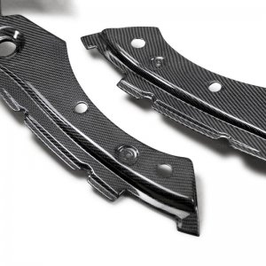 Honda Civic Carbon Fiber Under Hood Inner Wing Trims - Seibon - Type R - `17-`20