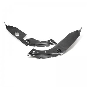 Honda Civic Carbon Fiber Under Hood Inner Wing Trims - Seibon - Type R - `17-`20