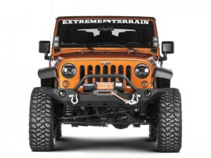 Jeep Wrangler JK Windshield Mounted Dual Light Brackets - Raxiom - Textured Black - `07-`18