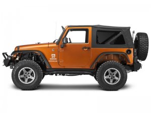 Jeep Wrangler JK Light Bar Windshield Mount - Upper Windshield - Raxiom - Textured Black - `07-`18