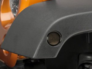 Jeep Wrangler JK Side Marker Lights - Raxiom - LED - Smoked - `07-`18