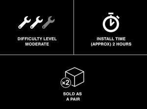 Jeep Wrangler JK Side Mirrors with LED Signal Indicators - Driver and Passenger Side - Raxiom - Black - `07-`18