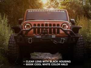 Jeep Wrangler JK LED Headlights - Raxiom - Halo - `07-`18