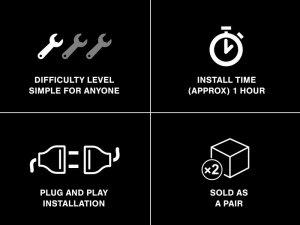 Jeep Wrangler JK LED Headlights - Raxiom - Halo - `07-`18