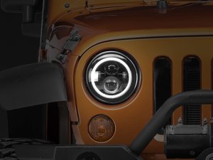 Jeep Wrangler JK LED Headlights - Raxiom - Halo - `07-`18