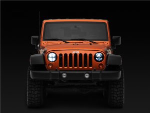 Jeep Wrangler JK LED Headlights - Raxiom - Axial Series - Black - `07-`18