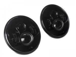 Jeep Wrangler JK LED Headlights - Raxiom - Daymaker - Black - `07-`18