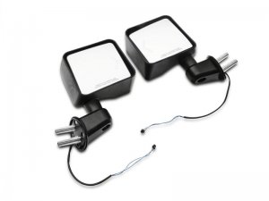 Jeep Wrangler JK Off-Road LED Manual Mirrors with Turn Signals - Raxiom - RAX - `07-`18