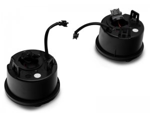 Jeep Wrangler JK LED Front Turn Signals - Front - Raxiom - Smoked - `07-`18