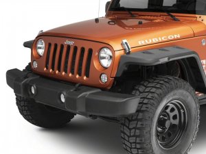 Jeep Wrangler JK LED Front Turn Signals - Front - Raxiom - Clear - `07-`18