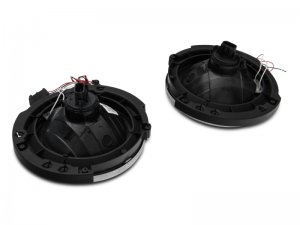 Jeep Wrangler JK LED Halo Headlights - Raxiom - LED - Chrome - `07-`18