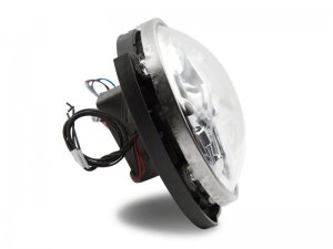 Jeep Wrangler JK LED Halo Projector Headlights - Raxiom - Chrome - `07-`18