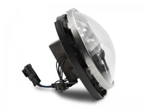 Jeep Wrangler JK LED Halo Headlights - Raxiom - Black - `07-`18