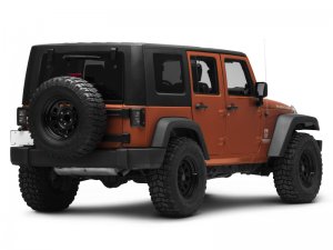 Jeep Wrangler JK LED Taillights - Rear - Raxiom - Axial Series Vision - Black - `07-`18