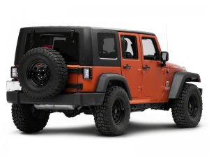 Jeep Wrangler JK LED Taillights - Raxiom - Axial Series Vision - Black Housing, Clear Lens - `07-`18