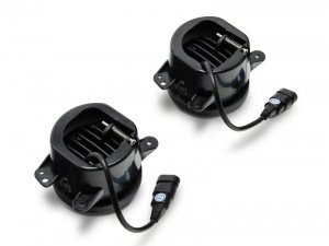 Jeep Gladiator Fog Lights - Raxiom - Axial Series Tri-Bar LED - Amber - `07-`23