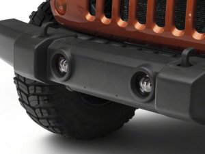 Jeep Gladiator Fog Lights - Raxiom - Axial Series Tri-Bar LED - Amber - `07-`23